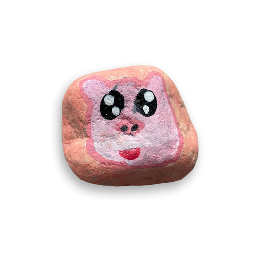 Jinthe - Happy Stone "Pink Pig"
