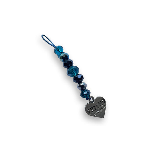 Fenna Jinthe - Sleutelhanger rijgkralen "Heart Friend"