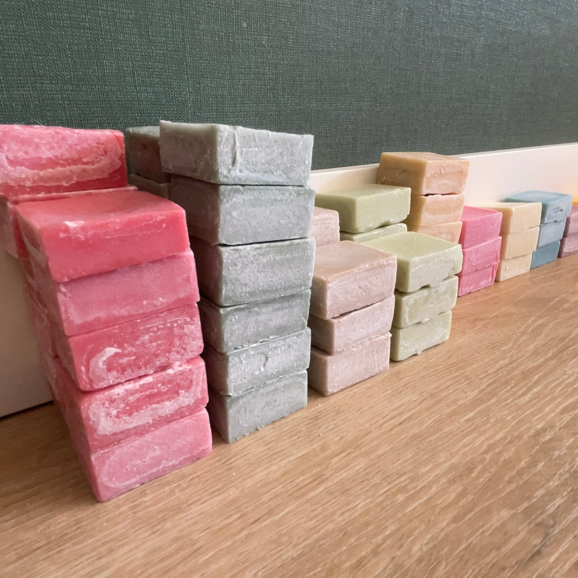 Amber geurblokjes "afscheidset" (55 stuks)