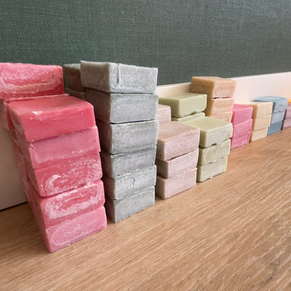 Amber geurblokjes "afscheidset" (55 stuks)