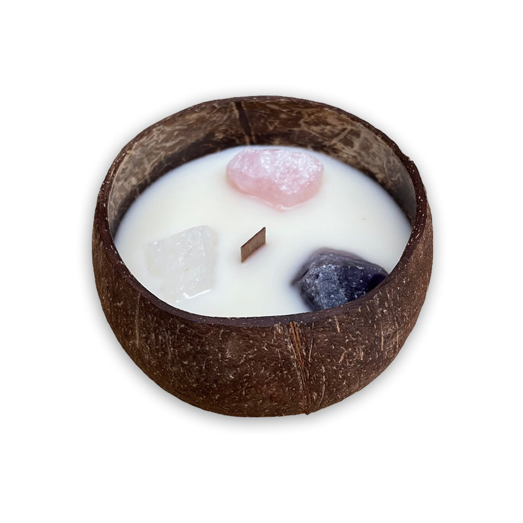 Versierde geurkaars Xl - Gouden driehoek