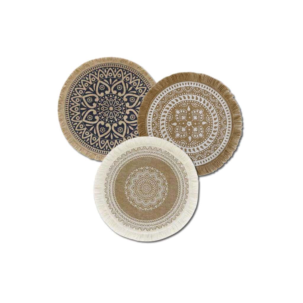 Boho jute placemats