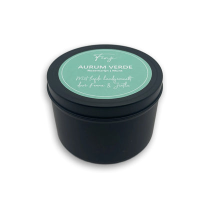 handgemaakte geurkaars - aurum verde 2