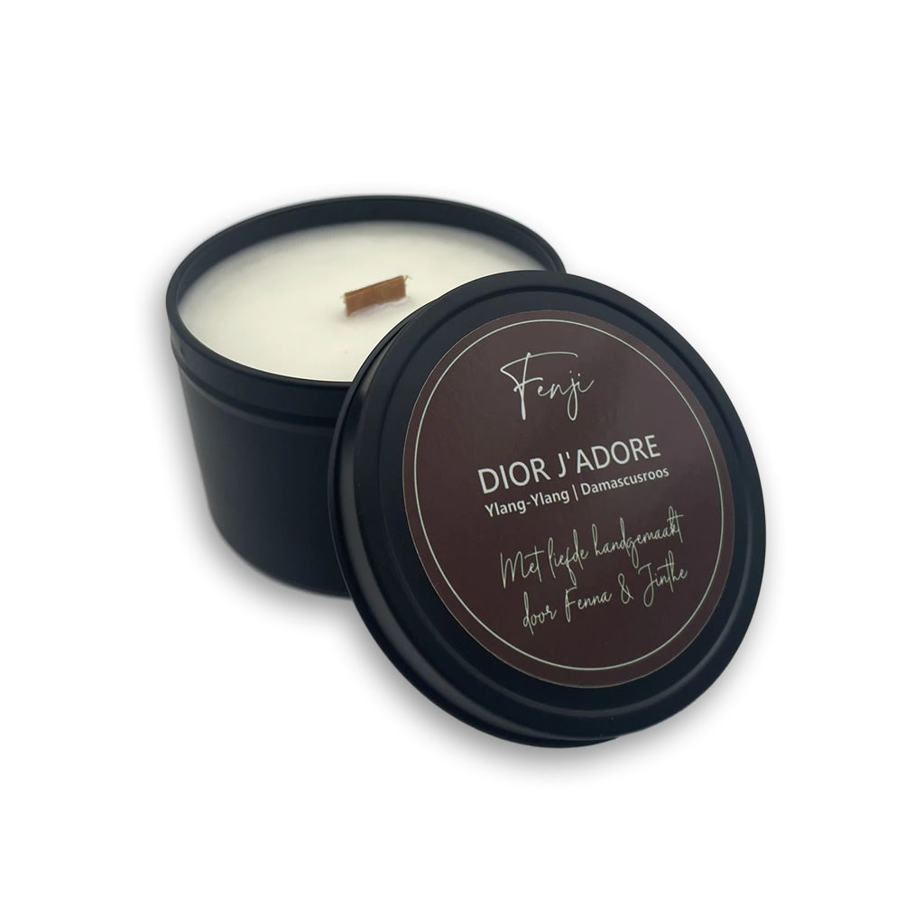 handgemaakte geurkaars - dior jadore 1