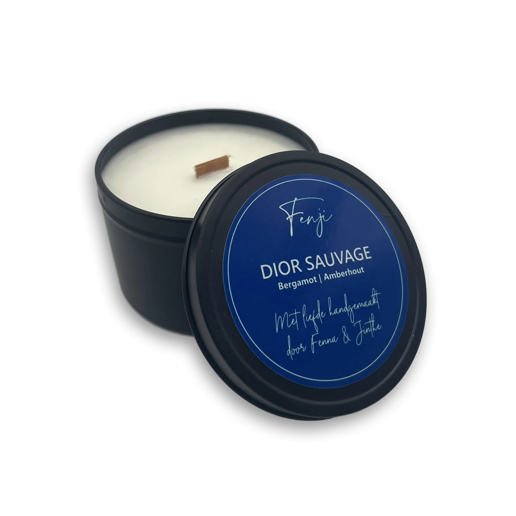 handgemaakte geurkaars - dior sauvage 1