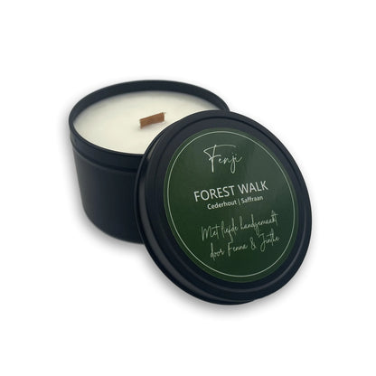handgemaakte geurkaars - forest walk 1