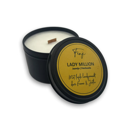 handgemaakte geurkaars - lady million1