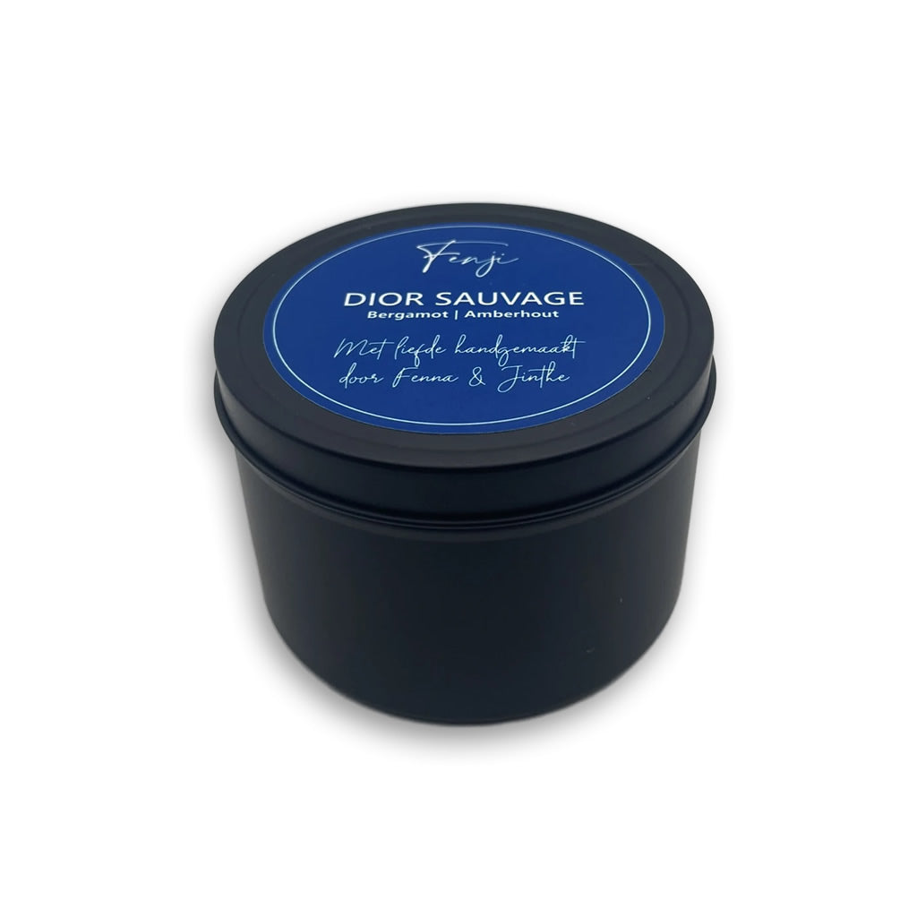 handgemaakte geurkaars - dior sauvage 2
