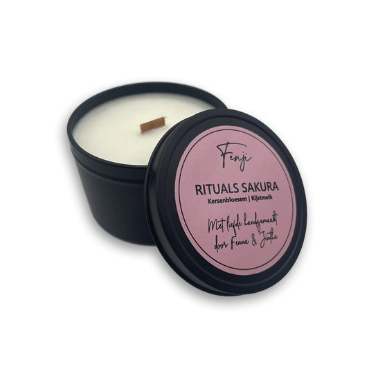 handgemaakte geurkaars - rituals sakura 1
