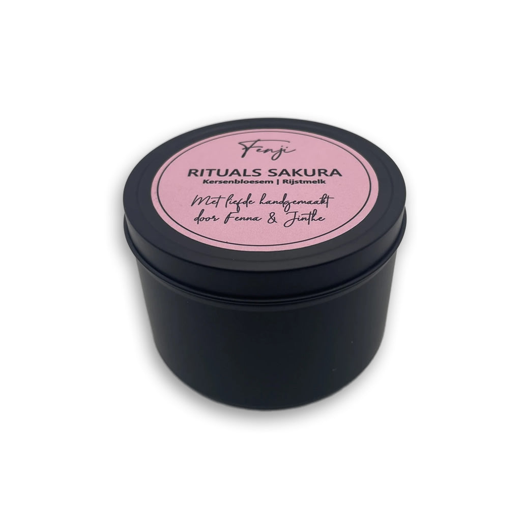 handgemaakte geurkaars - rituals sakura 2