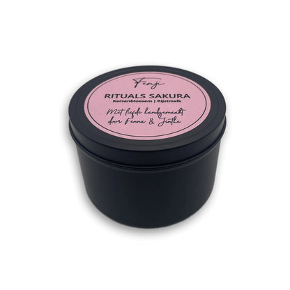 handgemaakte geurkaars - rituals sakura 2