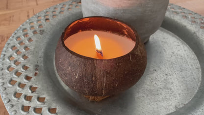 Kokosnoot geurkaars XL film